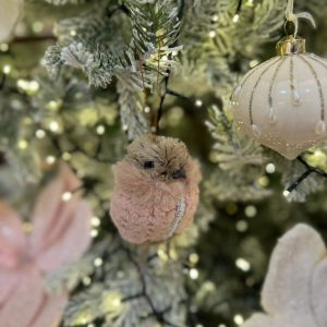 Little Bird in Pink Sweater Decoration