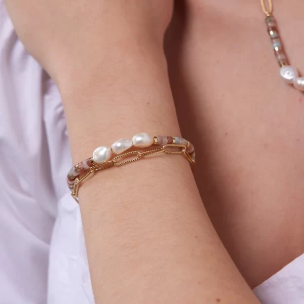 KYLEE CORAL TONES BRACELET - Image 3