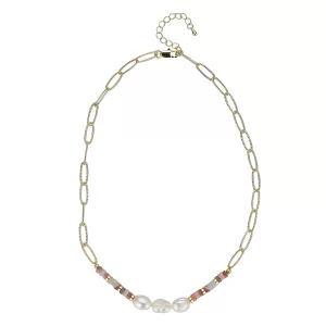 KYLEE CORAL TONES NECKLACE