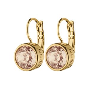 LOUISE Gold Crystal Hook Earrings Gold