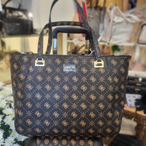 GUESS Calebra Travel Shopper Expresso Logo