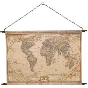 Mindy Brownes Vintage World Map