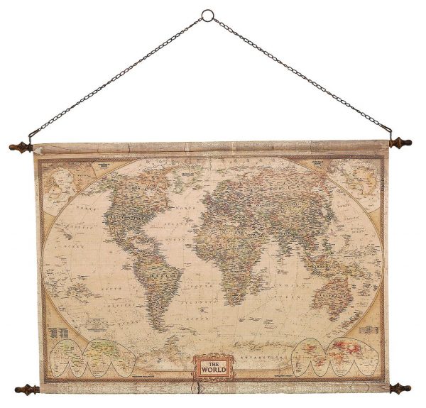 Mindy Brownes Vintage World Map