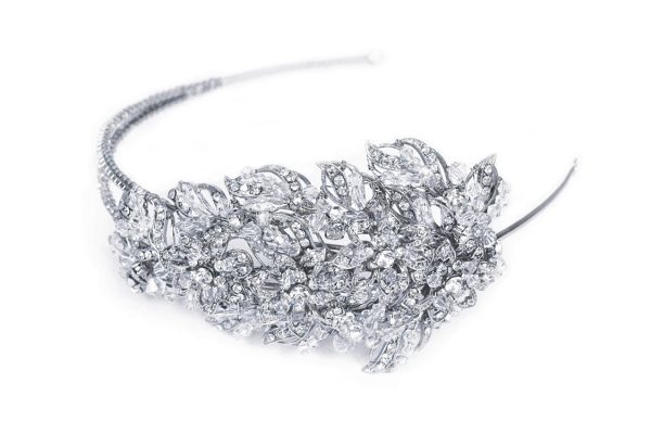 Luna Clear Swarovski Crystal Headband