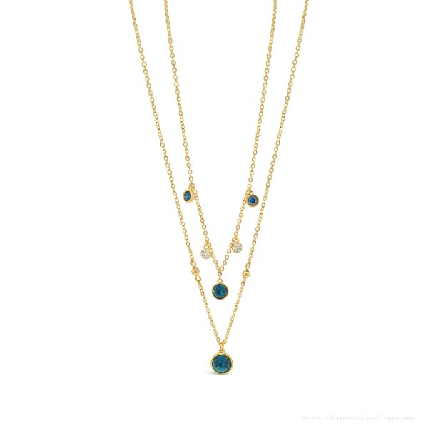 ABSOLUTE N2151GL SILVER MIX NECKLACE - Image 4