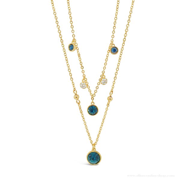 ABSOLUTE N2151GL SILVER MIX NECKLACE