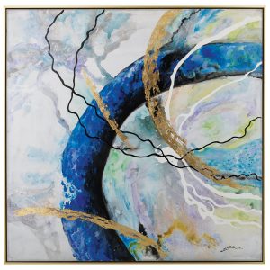 Mindy Brownes Framed Canvas 'Inspiration'