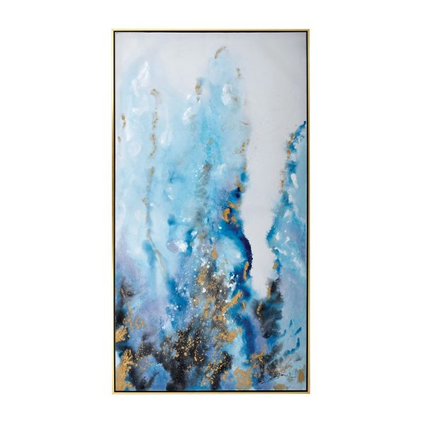 Mindy Brownes Framed Canvas 'River Flow'