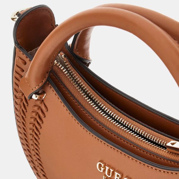 GUESS Tatum Satchel Caramel - Image 3