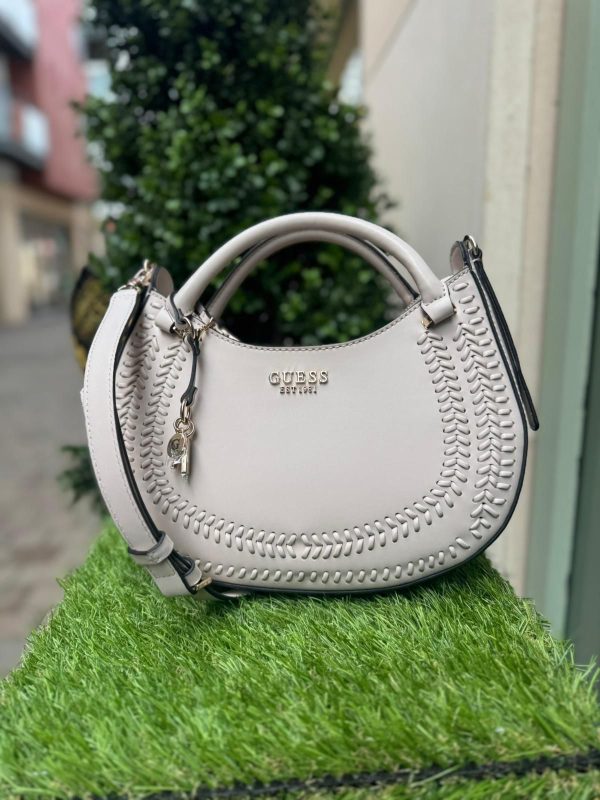 GUESS Tatum Satchel White