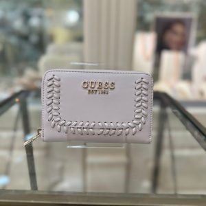 GUESS Tatum Mini Wallet Off White