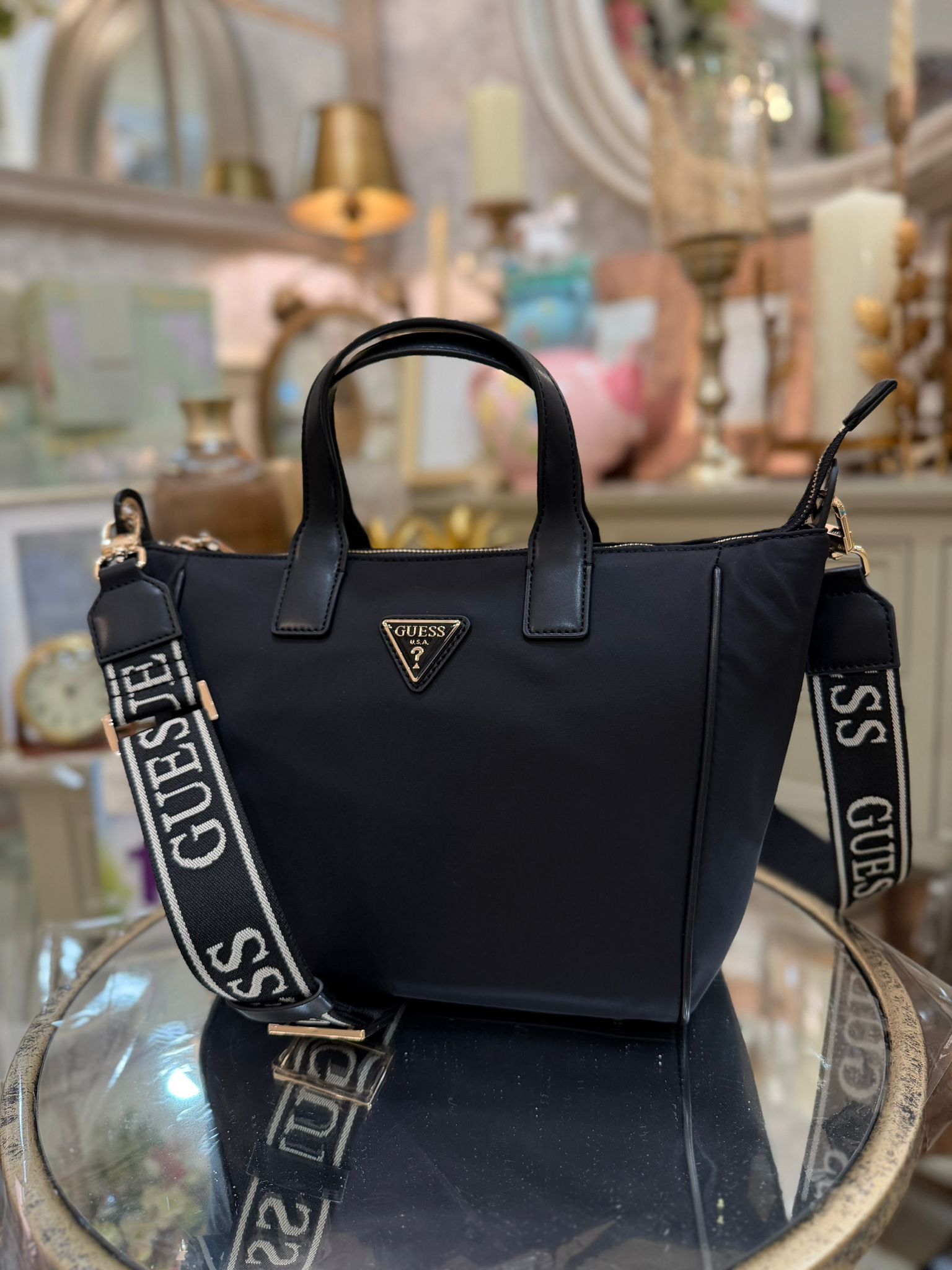 GUESS Follie Travel Shopper Black