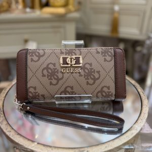 GUESS Karnilla 4G Maxi Wallet Latte Logo