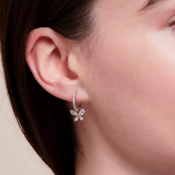 NATALIE RHODIUM EARRINGS - Image 3