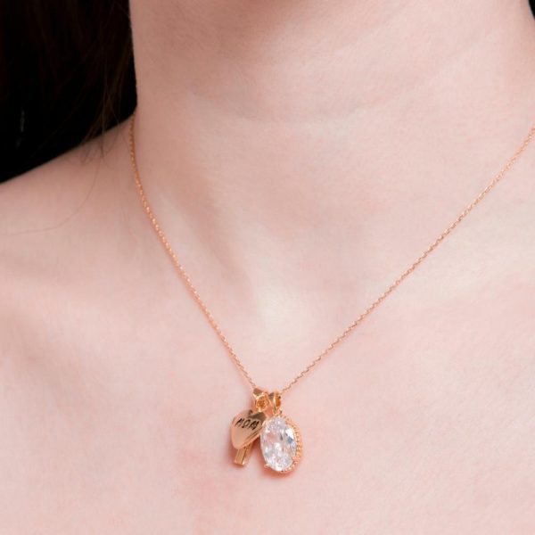GOLD MOM CHARM PENDANT - Image 3