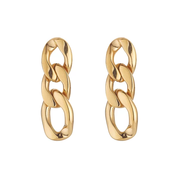 CURB CHAIN EARRINGS