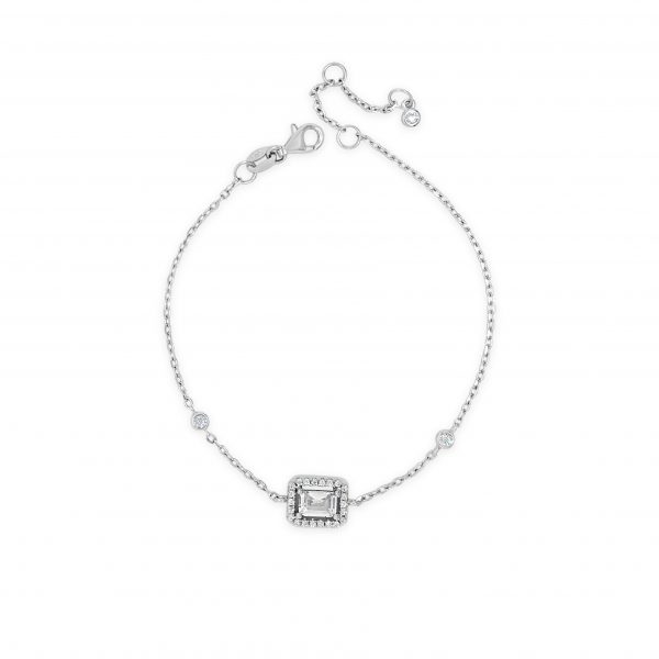 Absolute Sterling Silver Cubic Zirconia Bracelet SB126SL
