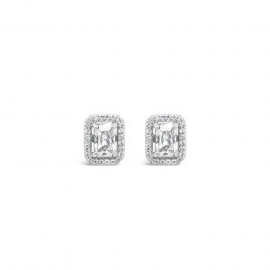 Absolute Sterling Silver Cubic Zirconia Earrings SE141SL
