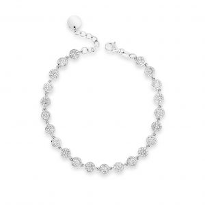 Absolute Sterling Silver Cubic Zirconia Bracelet SB136SL