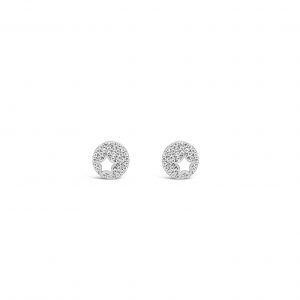 Absolute Sterling Silver Cubic Zirconia Earrings SE158SL