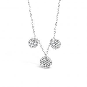 Absolute Sterling Silver Cubic Zirconia Necklace SN121SL