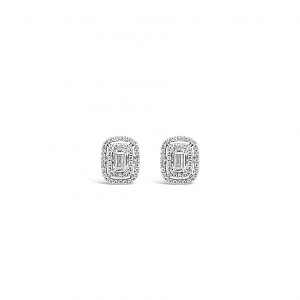 Absolute Sterling Silver Cubic Zirconia Earrings SE155SL