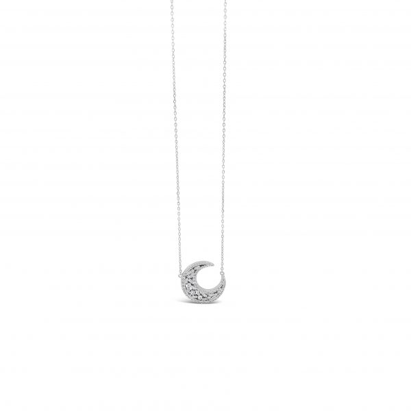 Absolute Sterling Silver Cubic Zirconia Necklace SP161SL - Image 4