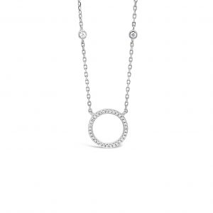 Absolute Sterling Silver Cubic Zirconia Pendant SP122SL