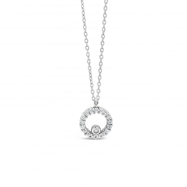 Absolute Sterling Silver Cubic Zirconia Pendant SP139SL