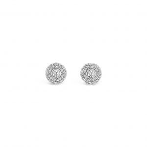 Absolute Sterling Silver Cubic Zirconia Earrings SE167SL
