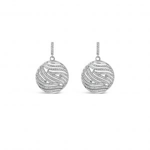 Absolute Sterling Silver Cubic Zirconia Earrings SE117SL