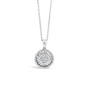 Absolute Sterling Silver Cubic Zirconia Pendant SP132SL