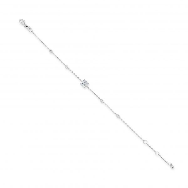 Absolute Sterling Silver Cubic Zirconia Bracelet SB127SL