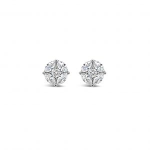 Absolute Sterling Silver Cubic Zirconia Earrings SE103SL