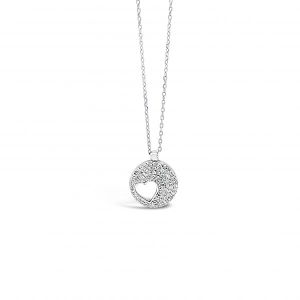 Absolute Sterling Silver Cubic Zirconia Pendant SP112SL