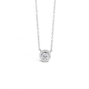 Absolute Sterling Silver Cubic Zirconia Pendant SP145SL