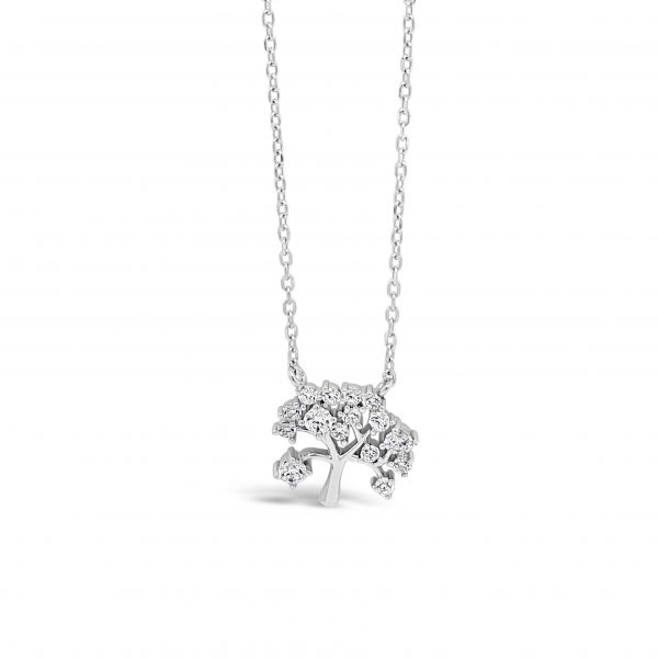 Absolute Sterling Silver Cubic Zirconia Pendant SP159SL
