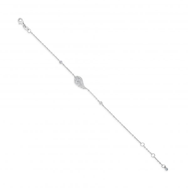 Absolute Sterling Silver Cubic Zirconia Bracelet SB121SL