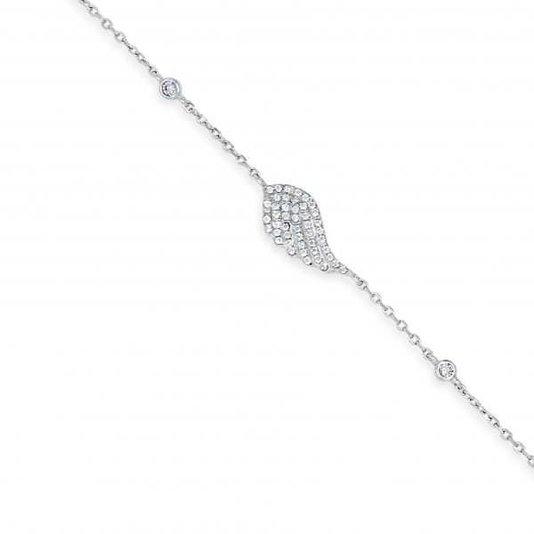 Absolute Sterling Silver Cubic Zirconia Bracelet SB121SL - Image 4