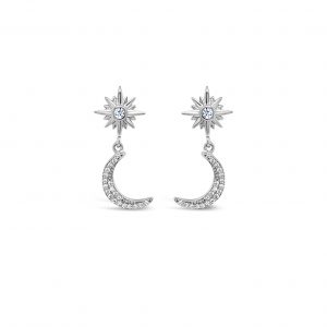 Absolute Sterling Silver Cubic Zirconia Earrings SE105SL