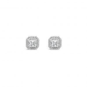 Absolute Sterling Silver Cubic Zirconia Earrings SE130SL