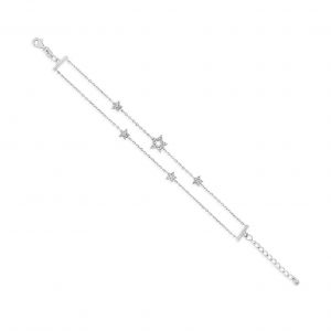 Absolute Sterling Silver Cubic Zirconia Bracelet SB125SL
