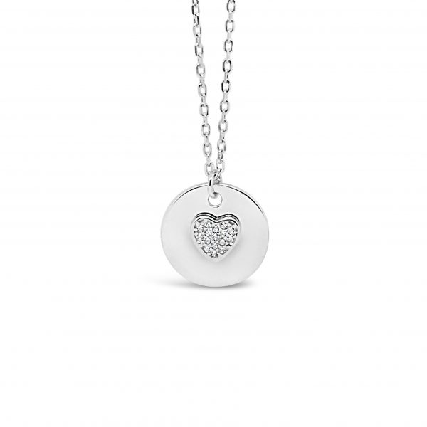 Absolute Sterling Silver Cubic Zirconia Pendant SP119SL - Image 4
