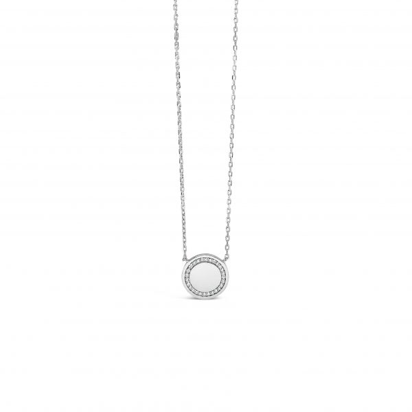 Absolute Sterling Silver Cubic Zirconia Pendant SP138SL