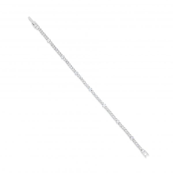 Absolute Sterling Silver Cubic Zirconia Bracelet SB109SL