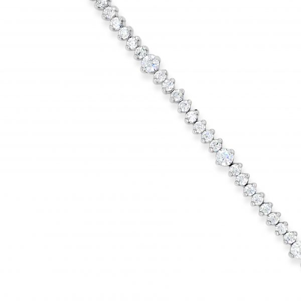 Absolute Sterling Silver Cubic Zirconia Bracelet SB109SL - Image 4