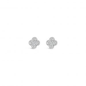 Absolute Sterling Silver Cubic Zirconia Earrings SE143SL