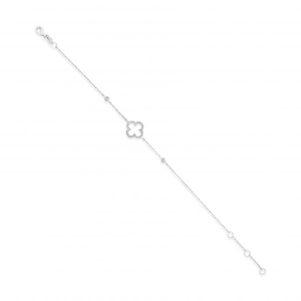 Absolute Sterling Silver Cubic Zirconia Bracelet SB129SL