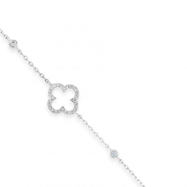 Absolute Sterling Silver Cubic Zirconia Bracelet SB129SL - Image 4