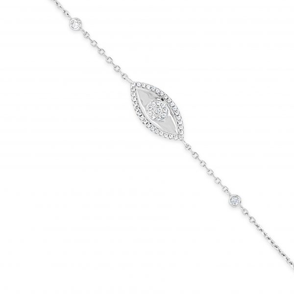 Absolute Sterling Silver Cubic Zirconia Bracelet SB122SL - Image 4